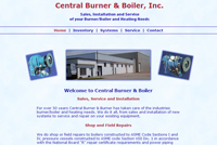 Central Burner and Boiler Web site